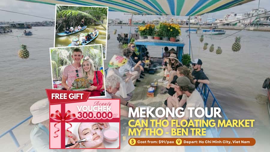 1 Day Mekong Tour: Cai Rang Floating Market & MyTho-Ben Tre - Cai Rang Floating Market: what it feels like in real life
