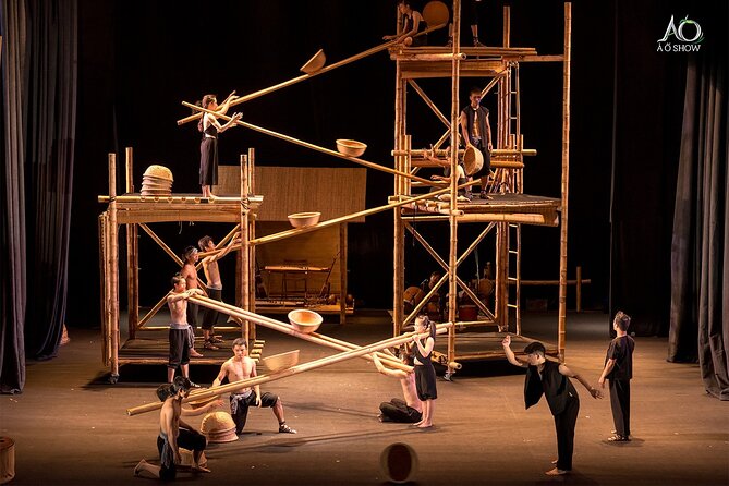 A O Show - Included: Tour guide, Car Pick Up And Drop Off - A O Show in Saigon: Bamboo Circus With a City-Story Plot