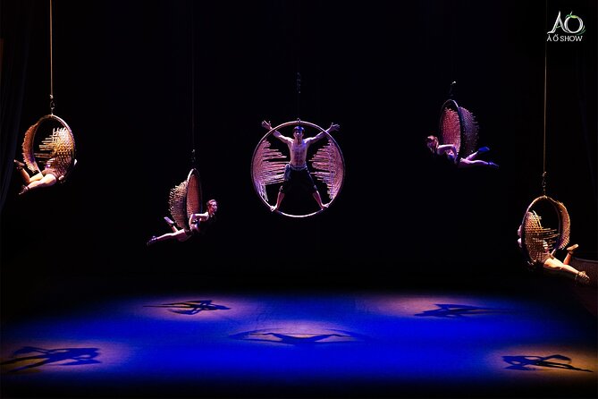 A O Show - Included: Tour guide, Car Pick Up And Drop Off - The Performance Mix: Acrobatics, Dance, Theater, and Rhythm