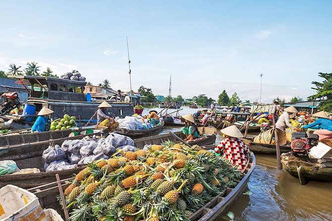 Cai Rang Floating Market - Mekong Delta 2 Days 1 Night - Day 1 from Ho Chi Minh City: rice fields, pagodas, and real Mekong rhythm