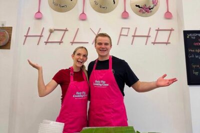 Cook 4 Local Vietnamese Dishes In Pink-themed Class & Market Tour - Market morning at Chợ Tan Dịnh: the lessons you’ll use later