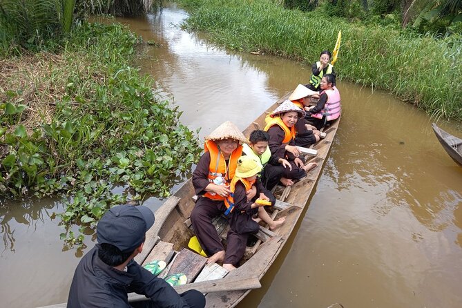 Cu chi Tunnel & Mekong Delta Full Day BBQ Lunch Lux Group 10 pax - Kayaking and canals: quiet water time beats another straight bus ride