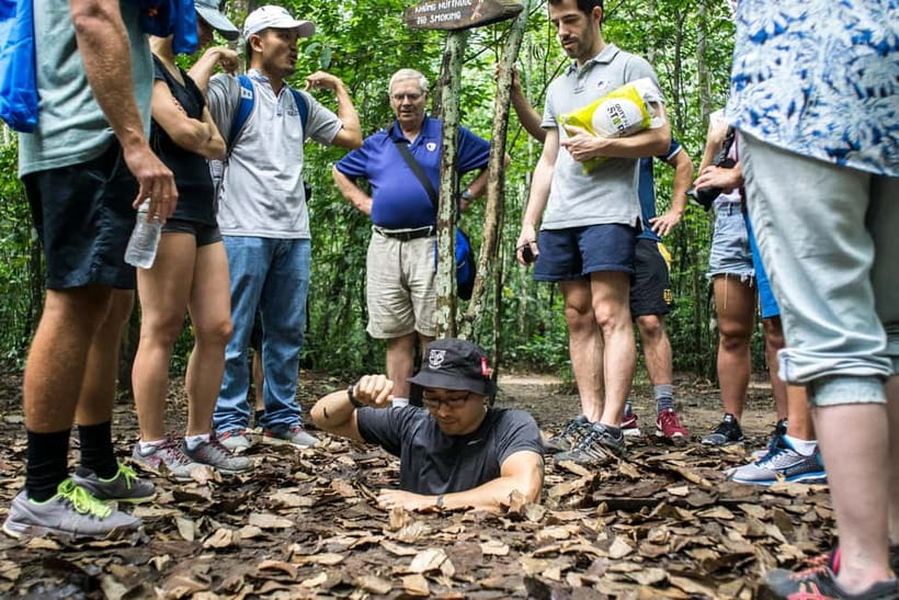 From HCM: Cu Chi Tunnels Half-Day Tour by Speedboat or Bus - Above-Ground Stops: Weapon Displays and the Logic of the Traps