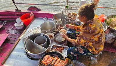 From Ho Chi Minh: 3-Day Mekong Tra Su Forest exit Phnom Penh - Day 1 from Ho Chi Minh City to My Tho and Ben Tre: boats, candy, and Vinh Trang Pagoda