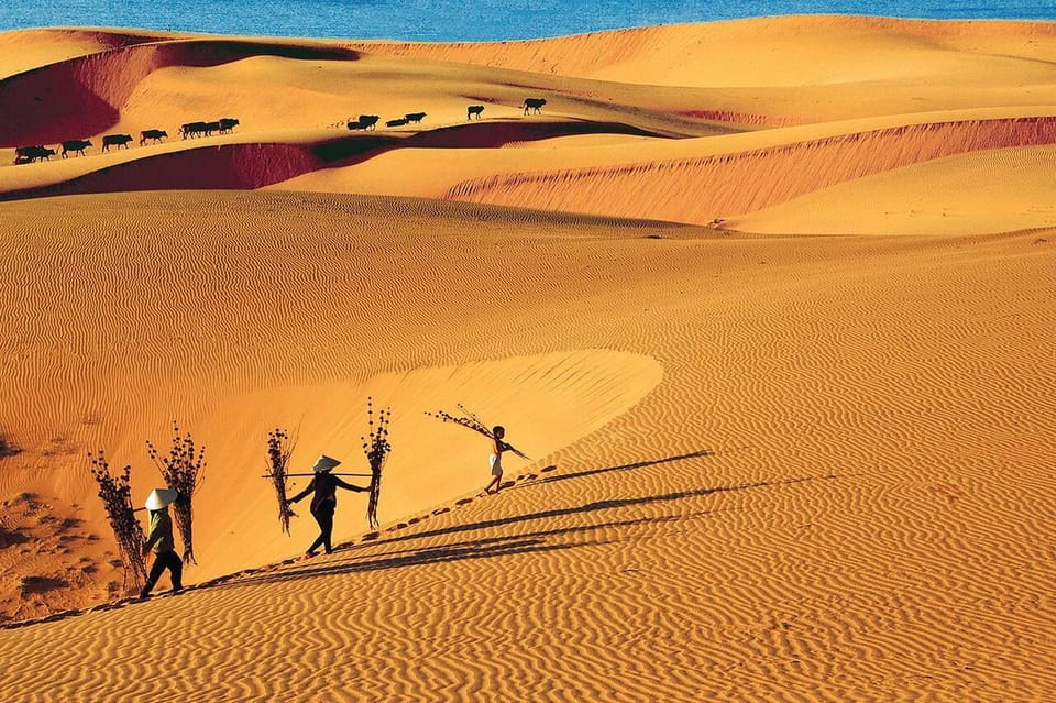 From Ho Chi Minh City: Relax In Mui Ne Beach In 1 Day - Red sand dunes: softer slopes, better contrasts, strong photos