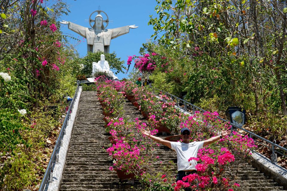 From Ho Chi Minh city: Vung Tau Beach Private Day Tour - The Great Jesus Christ Statue hike and the view payoff