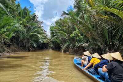 Half Day Dusk on the Mekong -Sunset in Paradise - Bee farm stop and honey tea: a sweet break with real local flavor