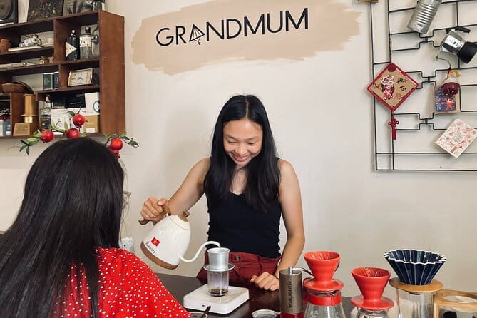 Hands-on making 3 Iconic Coffees of South Central North Vietnam - Saigon iced coffee with condensed milk: the South in a glass
