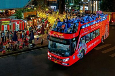 Ho Chi Minh City: Late-Night Open-Top Bus Tour - What You Pass By: City Hall, Opera House, Post Office, Notre-Dame, and More