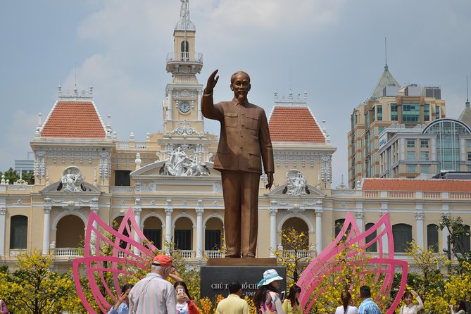 Individual Saigon city tour as a private tour - Modern skyline contrast: Bitexco and Landmark 81 areas