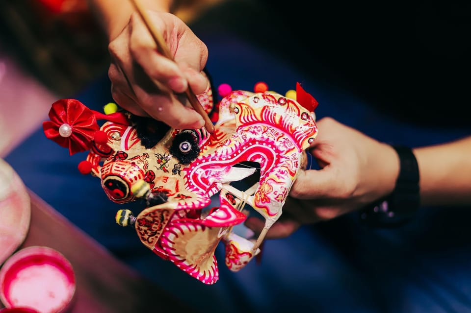 Mini Lion head decoration workshop - Where You Meet: Tiệm Lưu Coffee and the Top-Floor Workshop Setup