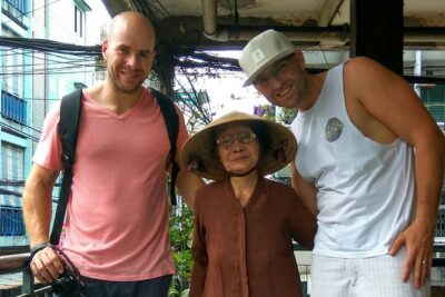 Morning Walking Food Tour in Non Tourist Area and Full of Local Life - Stop One at AN Tours Vietnam: banh cuon trung and pho chua dac biet