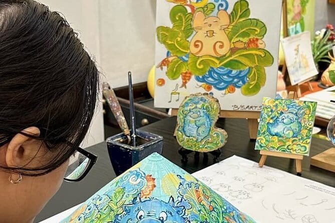 Paint & Personalize a Vietnamese Non La with B/S Art Studio topic - Coloring Your Non La and Understanding the Design Logic