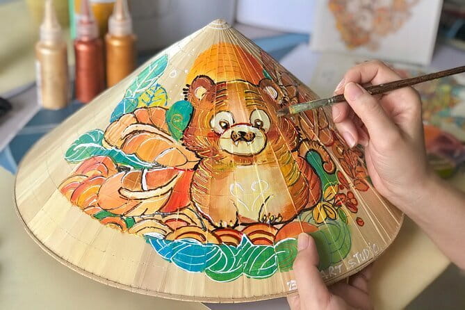 Paint & Personalize a Vietnamese Non La with B/S Art Studio topic - How the Timing Works: About 2.5 Hours of Class, Then You’re Free