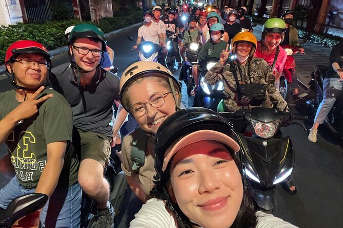 Private Discover Saigon Hidden Spots on Night Motorbike Adventure - District 3: a tribute stop that asks you to pay attention
