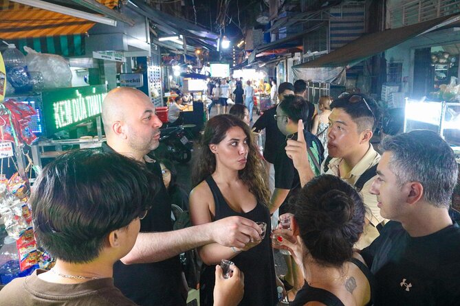 Private Discover Saigon Hidden Spots on Night Motorbike Adventure - Flower market cross: color and motion when it’s dark