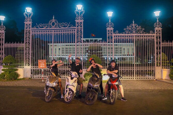Private Discover Saigon Hidden Spots on Night Motorbike Adventure - District 5 Chinatown: haunted-building style stories you can actually see