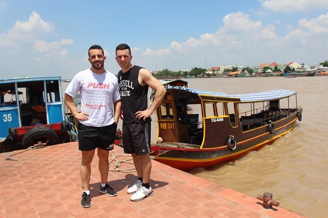 Private Mekong Delta Tour – Boat Ride & Local Lunch - Motorboat on the Tien River: Floating Homes and River Views