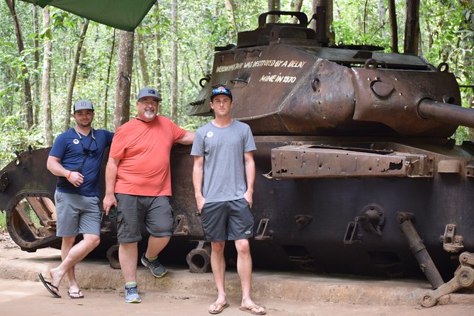 Private War Veteran CuChi Tunnels 1/2 Day Tour - Booby traps and touching an old US Army tank