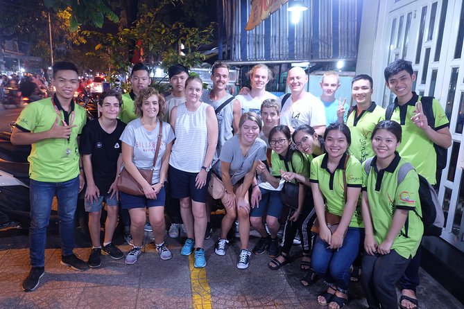 Saigon After Dark and Street Food by Motorbike and Scooter - District 4 island feel and the BBQ seafood street finale