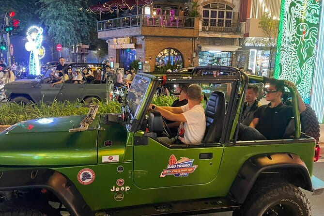 Saigon After Dark Foodie Tour by Army Open Air Jeep 4 Hours - Central Post Office Photo Break and Cathedral Area Views