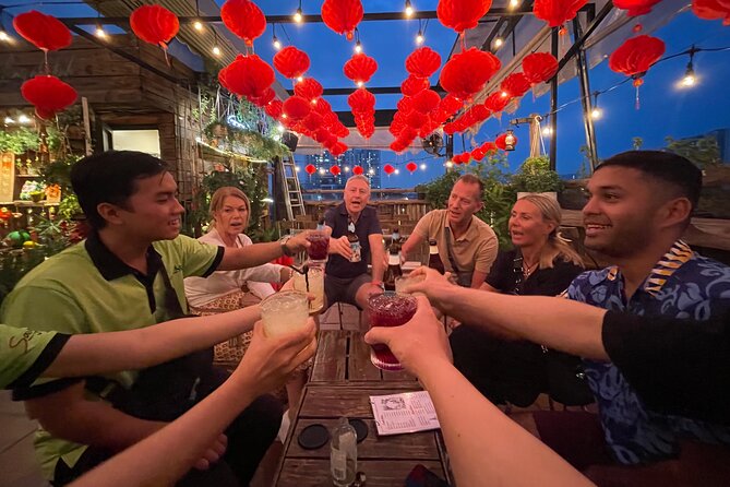 Saigon Night Street Food and Craft Beer Tour by Vespa Scooter - Craft beer bar tastings: two samples and a chance to ask questions