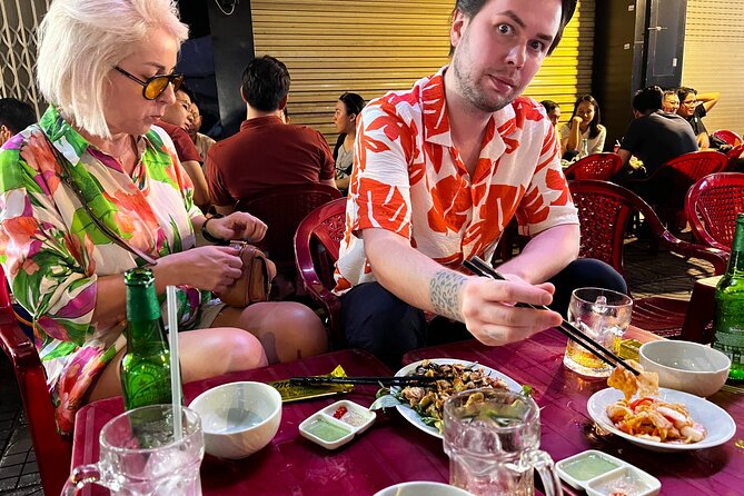Saigon Street Food By Night - Foodie City Private Tour With Local Guide - Banh Xeo and Noodle Classics: The First Savory Payoff