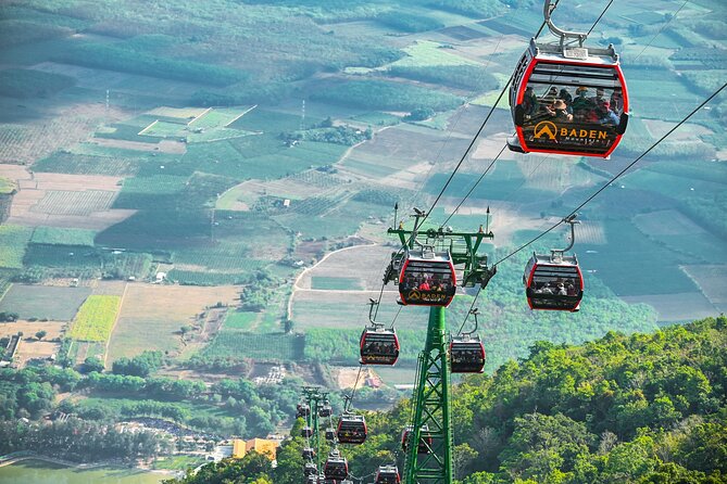 Tay Ninh Holy See - Cable Car & Cu Chi Tunnels | Small Group Tour - Ba Đen Mountain by cable car: the view part you’ll remember
