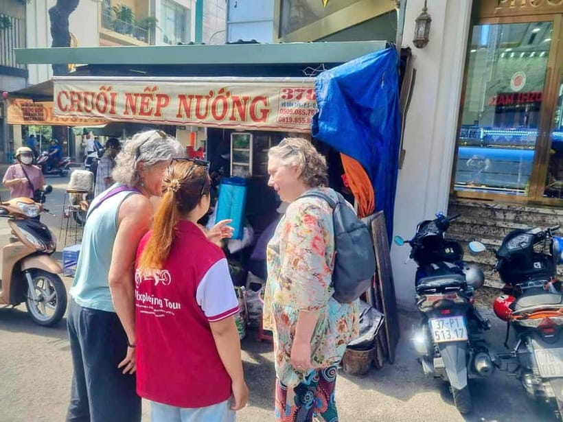 Top Saigon Unique Street Food On Scooter w/ Locals - Thich Quang Duc Monument: sight time plus cooling drinks